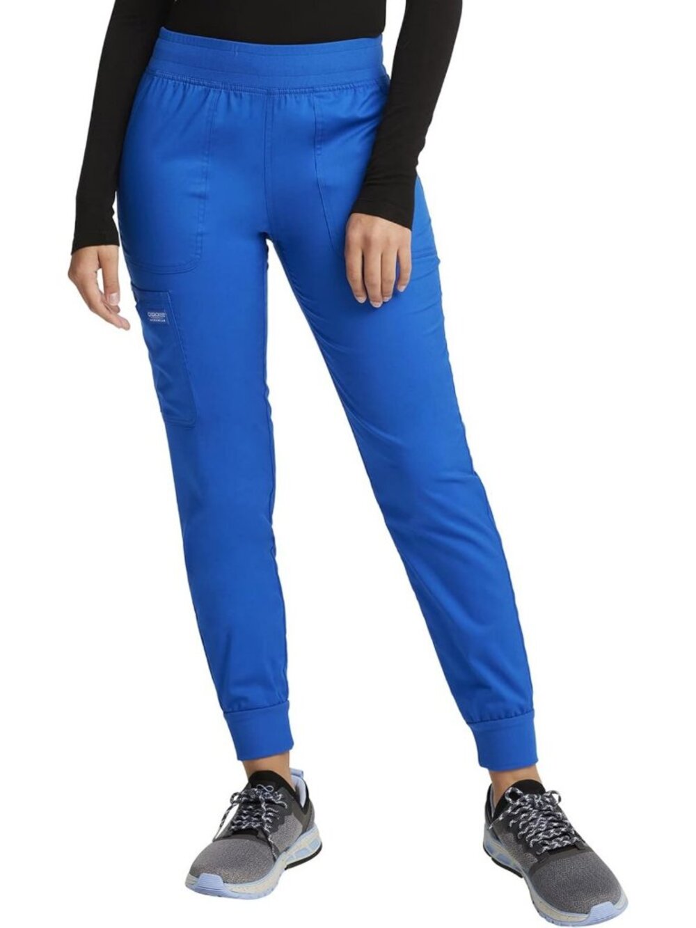 Mid Rise Women's Jogger Scrub Pants with 5 Pockets - Comfortable & Stylish